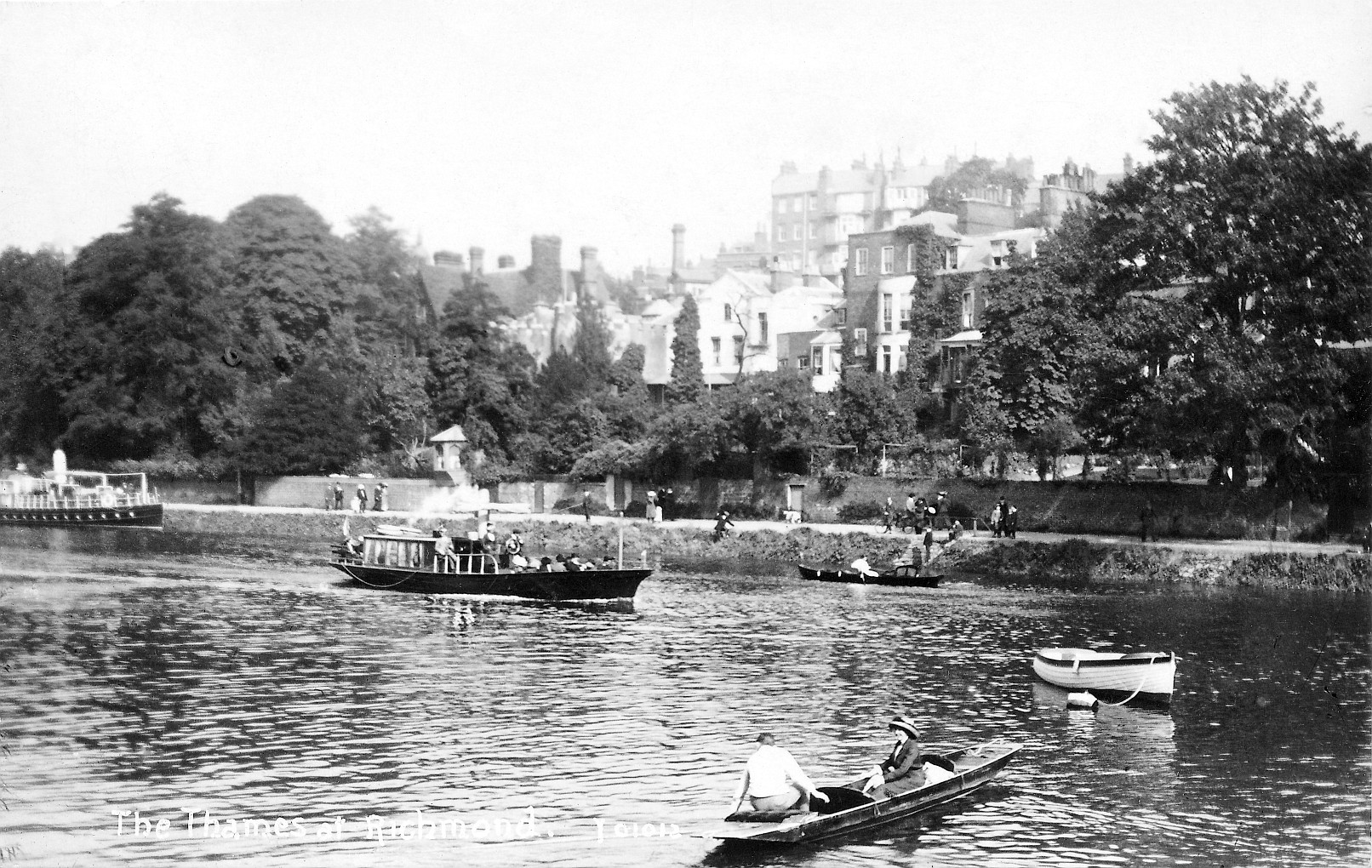 Richmond the Thames from Twickenham bank,river view